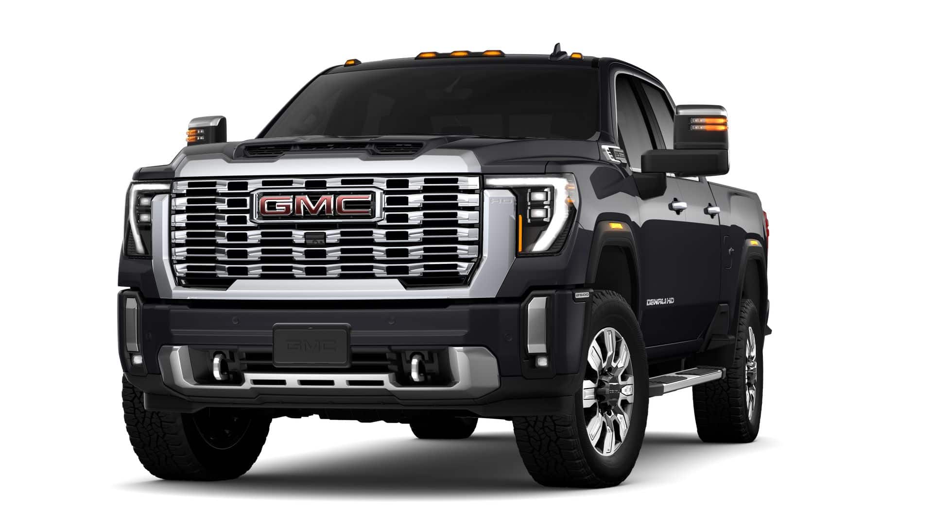 2026 GMC Sierra 2500 HD Denali in Titanium Rush Metallic — front three-quarter view