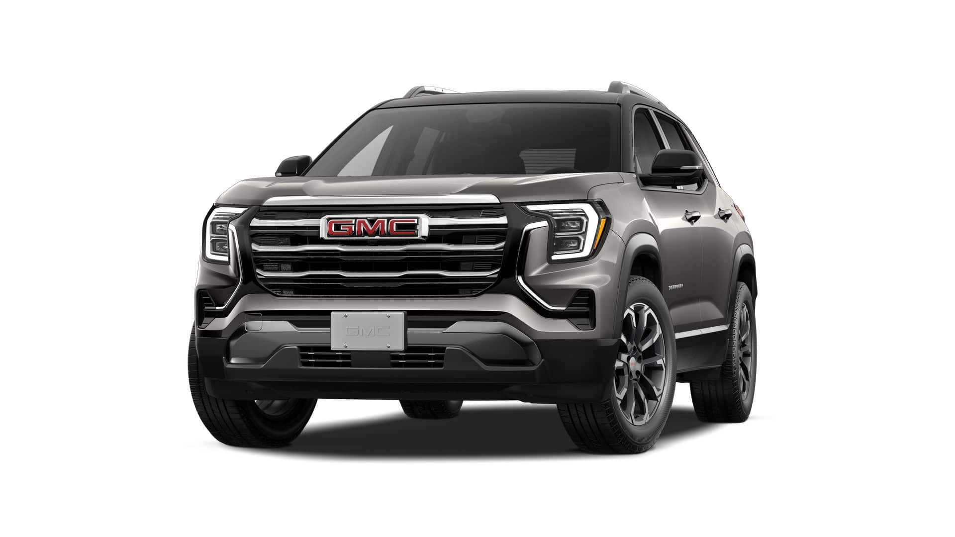 2027 GMC Terrain AWD Elevation in Sterling Metallic — front three-quarter view