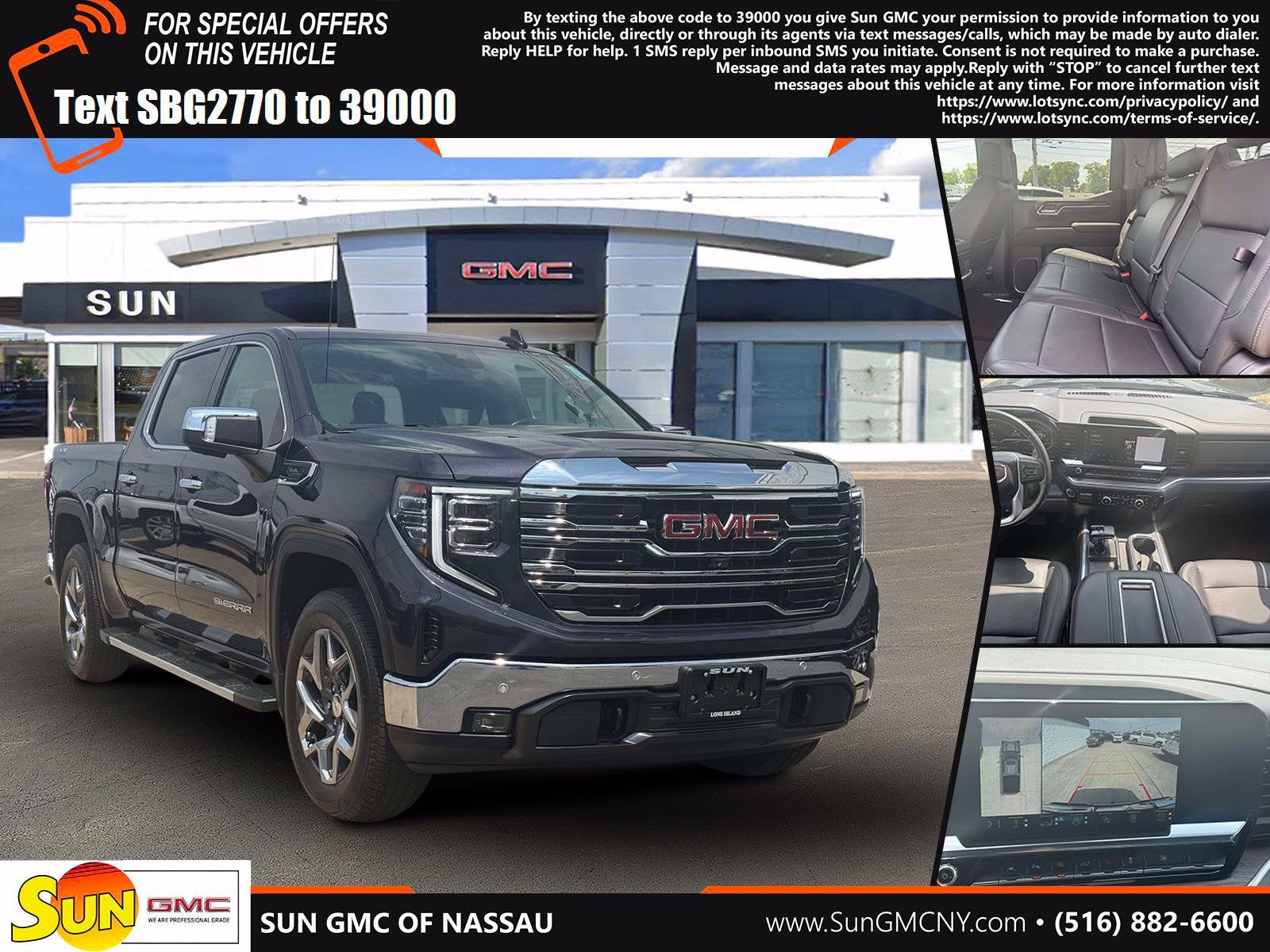2022 GMC Sierra 1500 SLT in Titanium Rush Metallic — front three-quarter view